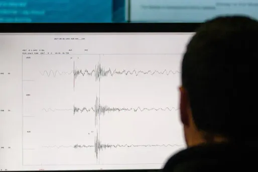 La mesure enregistrée dans la nuit, de  2,8 sur l'échelle de Richter, doit encore été validée par un analyste. (Image d'illustration)