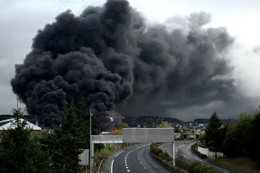 L'incendie de l'usine chimique de Lubrizol est survenu le 26 septembre.
