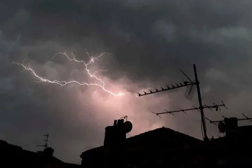 Le temps sera orageux sur une large partie du pays. Photo d'illustration.