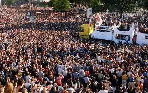 Image d'illustration lors des 20 ans de la Techno Parade, en septembre 2018.