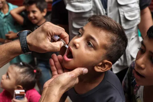 La première phase de la campagne anti-polio à Gaza est un succès, annonce l'OMS
