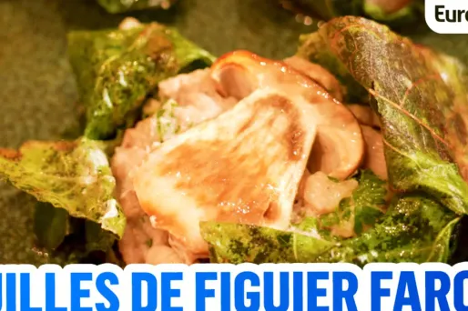 VIDEO - Les Recettes des Bons Vivants : les feuilles de figuier farcies d'Amandine Chaignot