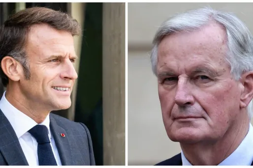macron barnier