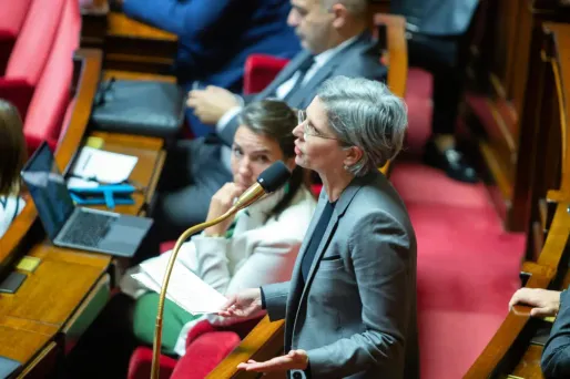 A l'Assemblée, Sandrine Rousseau esquisse un bras d'honneur et s'excuse