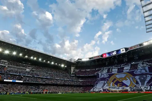 L'enceinte du Real Madrid (81.000 places) sera "totalement pleine".