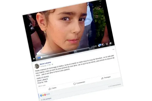 Maelys, chanson Mone Lakame crédit : capture d'écran Facebook  - 1280