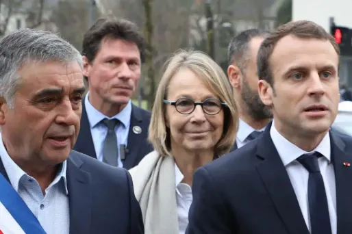 Emmanuel Macron, Françoise Nyssen crédit : LUDOVIC MARIN / AFP - 1280