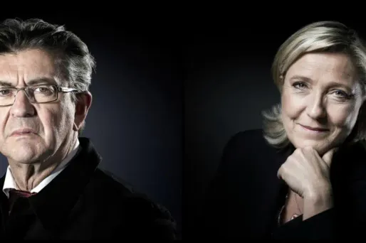 Chacun à leur manière, Jean-Luc Mélenchon et Marine Le Pen espèrent profiter des européennes pour s'imposer comme le principal opposant à Emmanuel Macron.