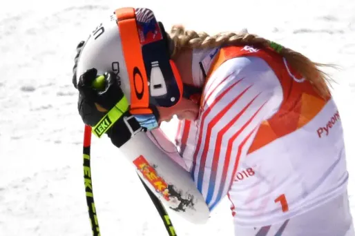 Lindsey Vonn aux Jeux olympiques.