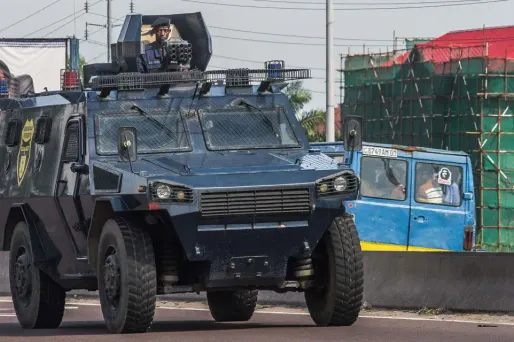 Les forces de sécurité ont fait usage de gaz lacrymogène (illustration).