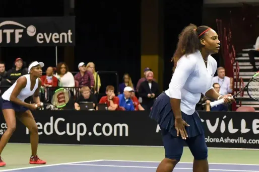 Fed Cup, Serena Williams, Venus Williams crédit : RICHARD SHIRO / GETTY IMAGES NORTH AMERICA / AFP - 1280