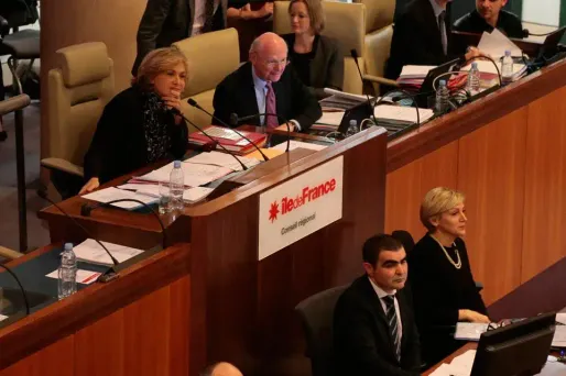 Valérie Pécresse a présenté les nouveau locaux du conseil régional d'Ile-de-France.