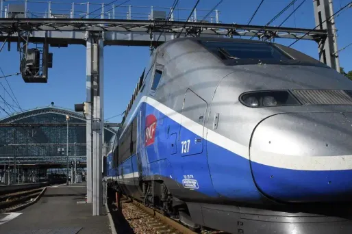 Une quinzaine de trains au total, dont deux TGV, ont été impactés par cette manifestation. (Illustration)