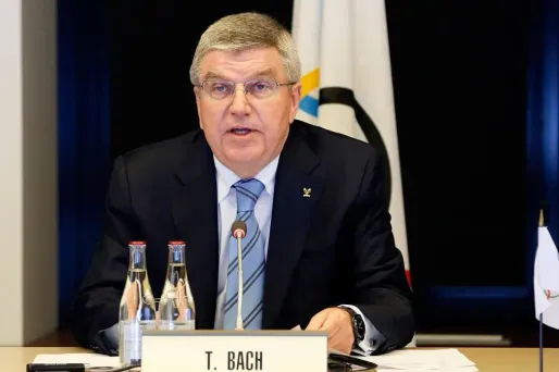 Thomas Bach, PIERRE ALBOUY / POOL / AFP 1280