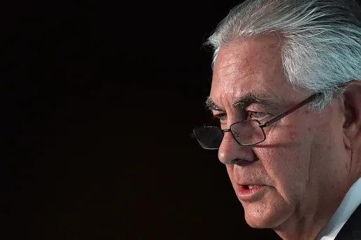 Rex Tillerson doit se faire imprimer les tweets du président pour établir une stratégie ensuite (image d'archives)