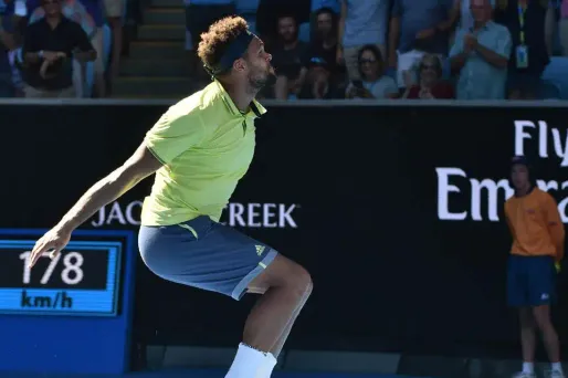 Jo-Wilfried Tsonga, Open d'Australie 2018 crédit : PETER PARKS / AFP - 1280