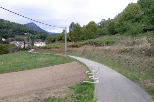 La route départementale de Serralongue, dans les Pyrénées-Orientales.