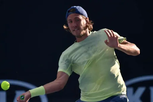 Lucas Pouille, Open d'Australie 2018 crédit : PETER PARKS / AFP - 1280
