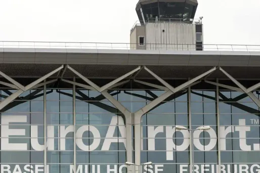 Aéroport Bâle-Mulhouse crédit : SEBASTIEN BOZON / AFP - 1280