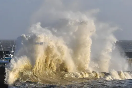 Le couple a été emporté par une vague (photo d'archives).