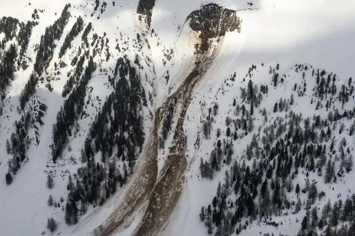 L'avalanche a emporté quatre personnes.