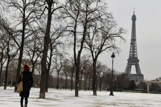 neige, Paris crédit : CHRISTOPHE SIMON / AFP - 1280