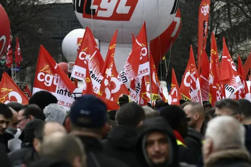 Les cheminots manifestent jeudi contre la réforme de la SNCF.