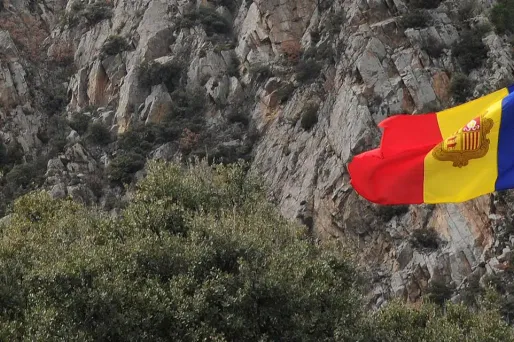 andorre, drapeau crédit : PASCAL PAVANI / AFP - 1280
