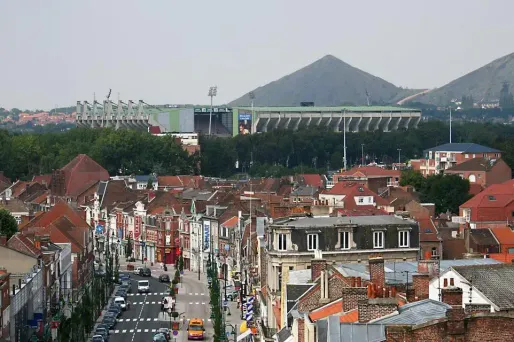 L'altercation s'est produite à la sortie du stade Bollaert (en arrière-plan), à Lens.