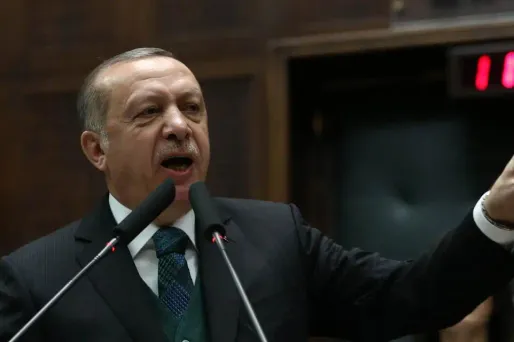 Recep Tayyip Erdogan crédit : HAKAN GOKTEPE / AFP - 1280