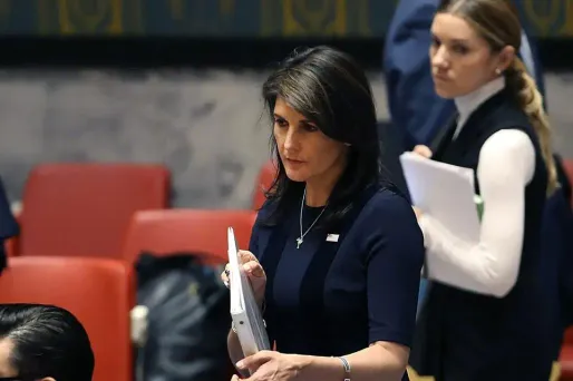 Nikki Haley s'est exprimée lors d'une réunion du Conseil de sécurité convoquée en urgence par Londres mercredi soir.