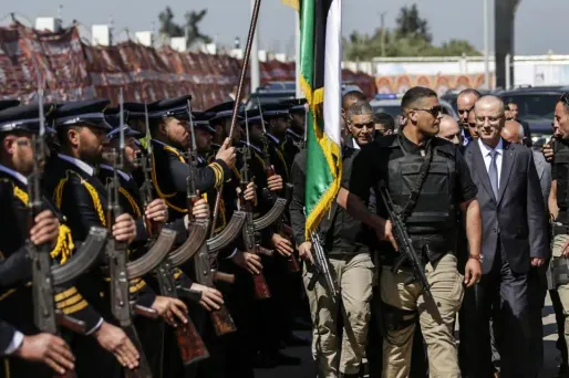 Gaza, Rami Hamdallah crédit : MAHMUD HAMS / AFP - 1280