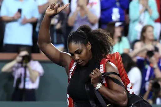 Serena Williams, Indian Wells 2018 crédit : KEVORK DJANSEZIAN / GETTY IMAGES NORTH AMERICA / AFP - 1280
