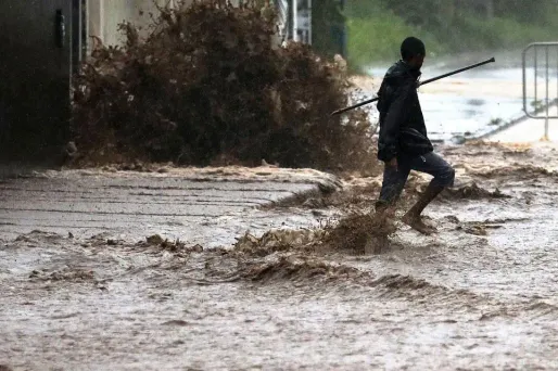 La Réunion a déjà été fragilisée par la tempête Berguitta en janvier (photo d'archives).