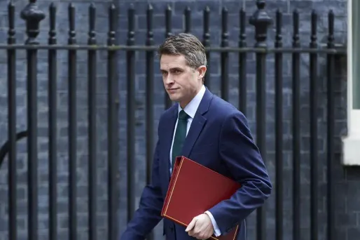 ministre de la défense, Gavin Williamson crédit : NIKLAS HALLEN / AFP - 1280