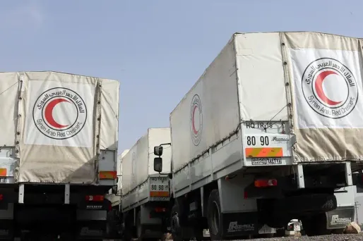 Les camions d'aide sont entrés dans la Ghouta orientale (image d'archives).