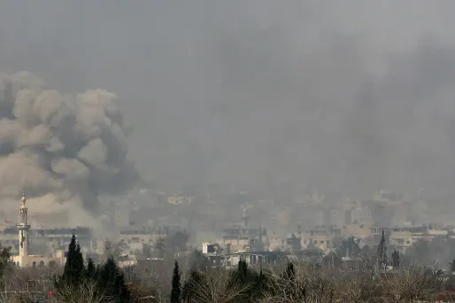 Ghouta orientale, Mesraba crédit : STRINGER / AFP - 1280