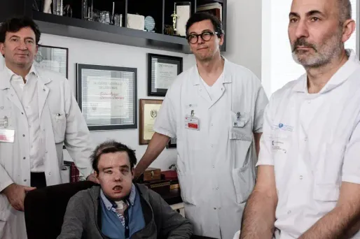 Jérôme Hamon greffe visage Pr Laurent Lantieri