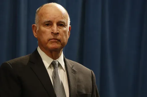 le gouverneur Jerry Brown