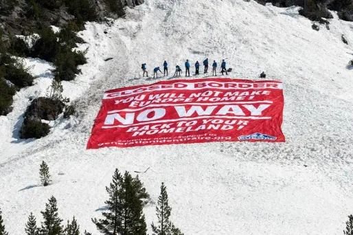 Génération identitaire, Alpes, migrants, ROMAIN LAFABREGUE / AFP 1280