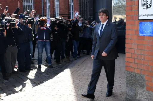 Carles Puigdemont a quitté sa prison en Allemagne