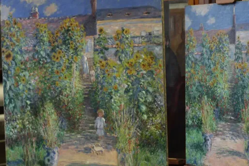 Les deux versions du tableau de Monet sont réunies jusqu'au 8 août à Washington.