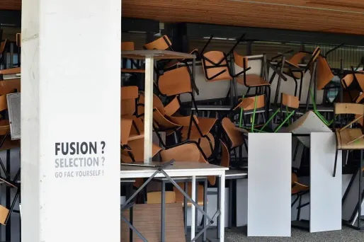 L'université a été bloquée en mars par des opposants à la réforme de l'accès à l'université.