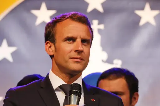 Emmanuel Macron crédit : LUDOVIC MARIN / AFP - 1280