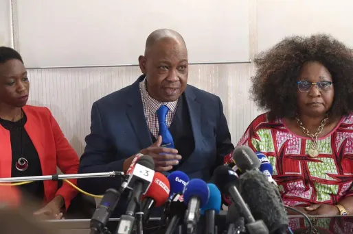 La famille de la jeune femme s'est exprimée devant la presse, jeudi.