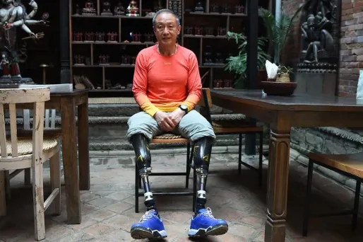 Népal Everest Xia Boyu crédit : PRAKASH MATHEMA / AFP - 1280