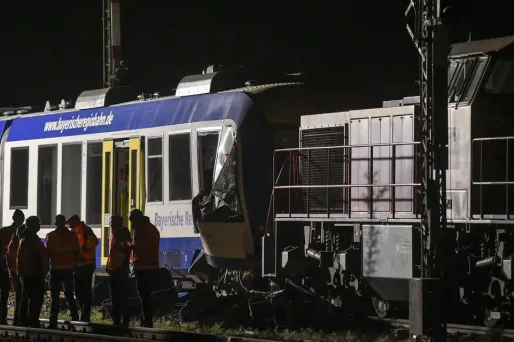 Aichach, accident de train, Allemagne crédit ; CHRISTOF STACHE / AFP - 1280