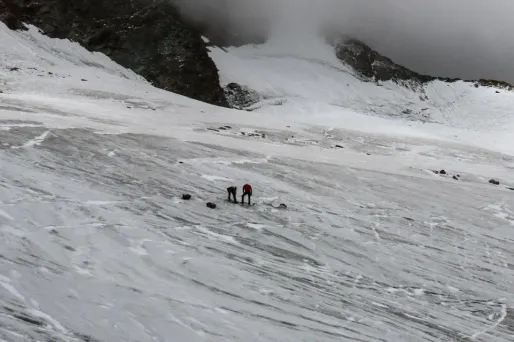 Les randonneurs ont été surpris par la tempête dans le secteur du Pigne d'Arolla. Photo d'illustration.