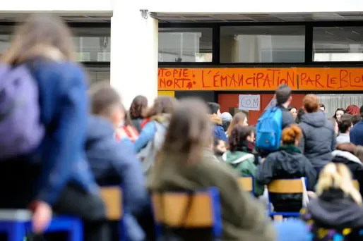 A Nancy, des bloqueurs ont tenté d'empêcher la tenue d'un partiel. (image d'archive)