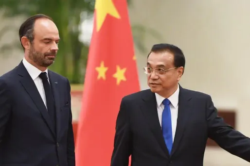 Chine, Edouard Philippe, Li Keqiang crédit : GREG BAKER / AFP - 1280